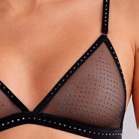 2 Piece Rhinestones Triangle Bra (36B) and Panty (M) Sets from Intimissimi - Picture 8 of 17